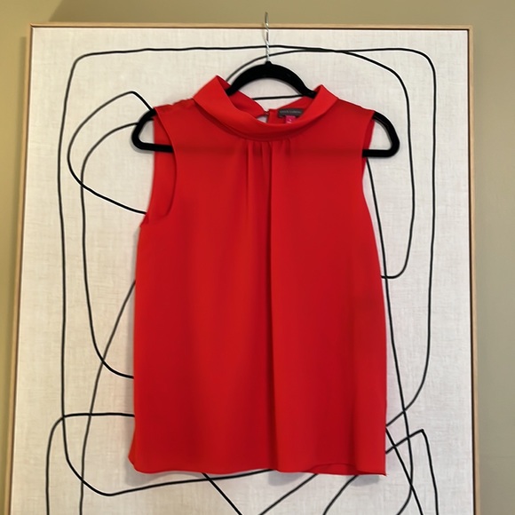 Vince Camuto Red Top - Picture 1 of 6